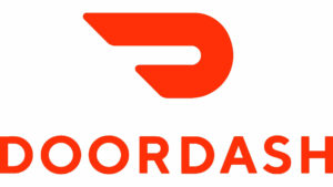 the DoorDash logo | Introducely